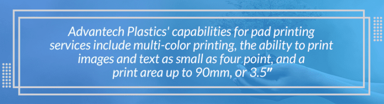 pad printing capabilities