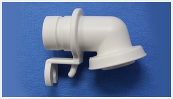 Plastic injection molded plastic medical device